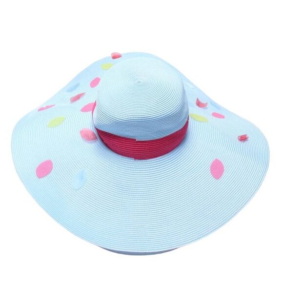 Christian Dior Straw Hat with Petals Kids Size T4 main image 6